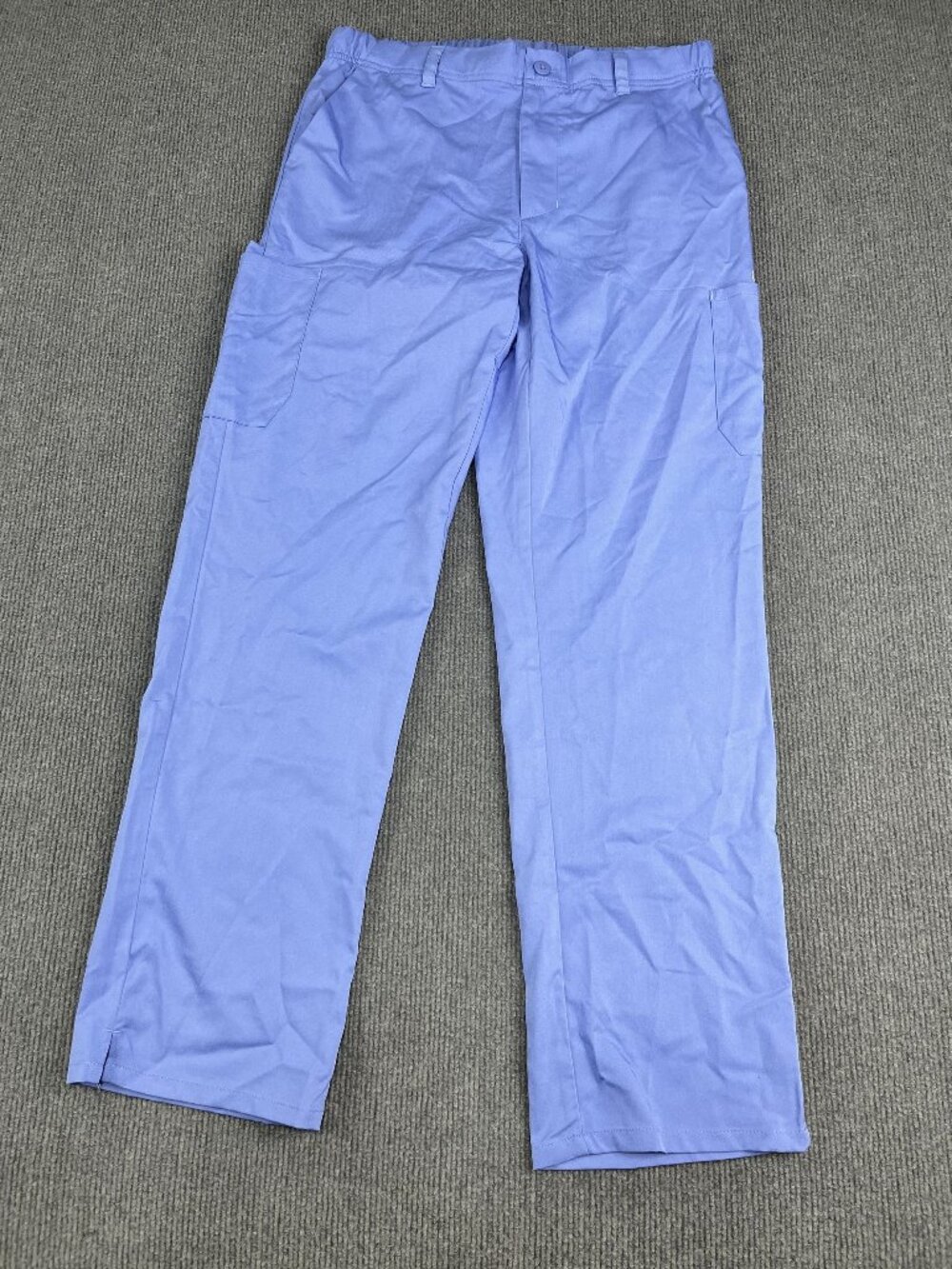 WonderWink Mens Modern Fit Scrub Pants Premiere Flex Elastic Waist Medium Blue N